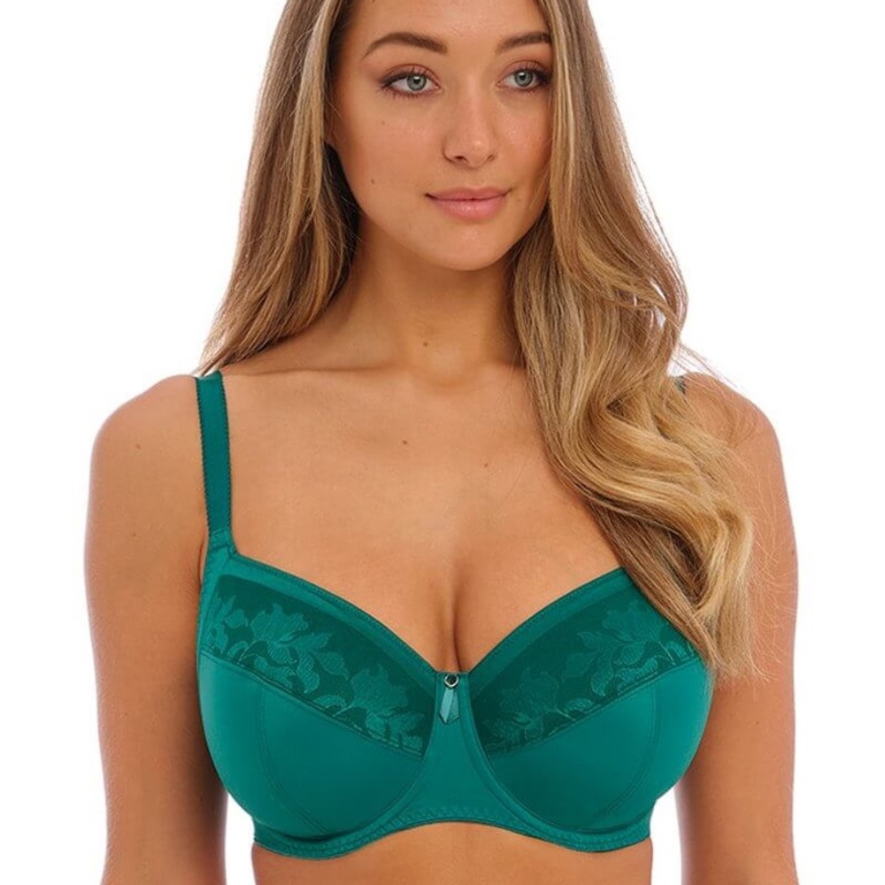 Elegant Teal Lace Bra